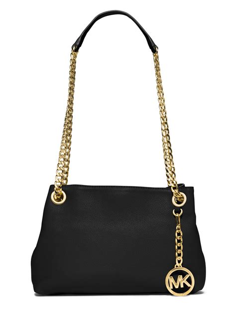 michael kors bag with chain strap|michael kors black chain purse.